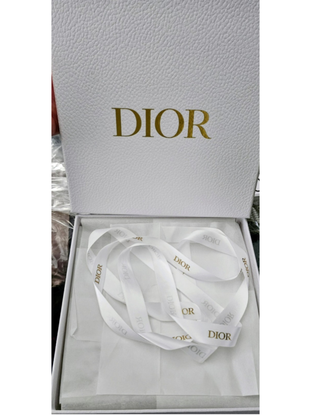 Dior Beauty Silver Cannage Compact Mirror&Lipstick Set In Beatiful Large Box - Picture 5 of 11